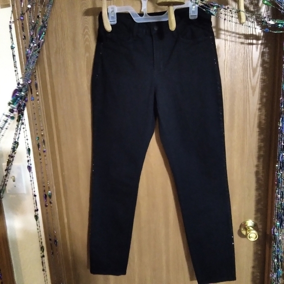 NYDJ Denim - NYDJ black jean sparkly leggings